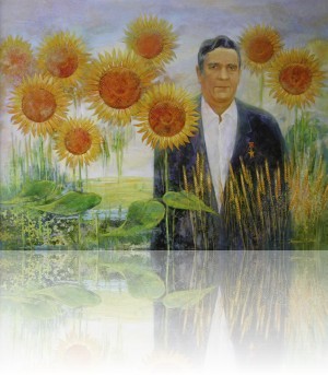 Герой труда портрет. 170 x 130 холст, масло 2008