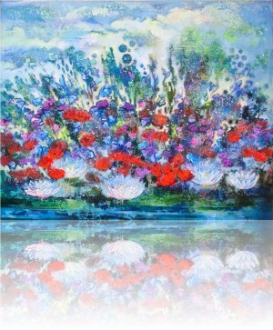 Цветы для Андрея. 80 x 100  2012