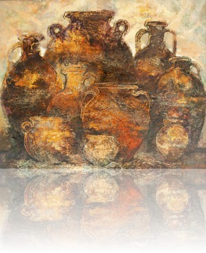 Кувшины. 73 x 89 холст, масло 2012