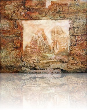 Аргентина.Старые стены. 77 x 92 холст, масло 2002