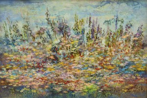 Цветы. 70 x 105 холст, масло 2011