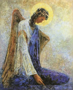 Ангел. 104 x 84 холст, масло 2007